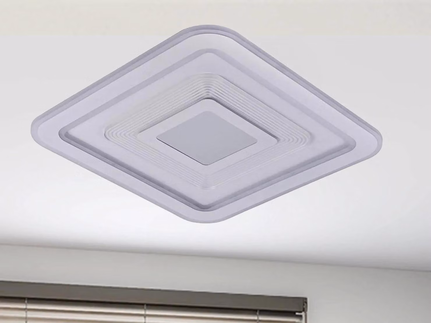 Lampada a soffitto a LED con telecomando, 105W - J1322/W