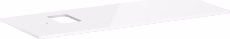 hansgrohe Xelu Q Console avec découpe à gauche, 1360x550, pour vasque à poser, avec trou pour robinet, 54123050, 54123050