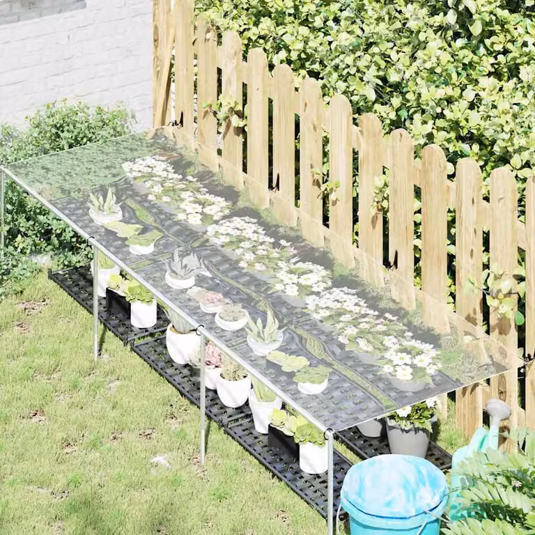 vidaXL Copertura per Piante con Occhielli 1x3 m in PVC