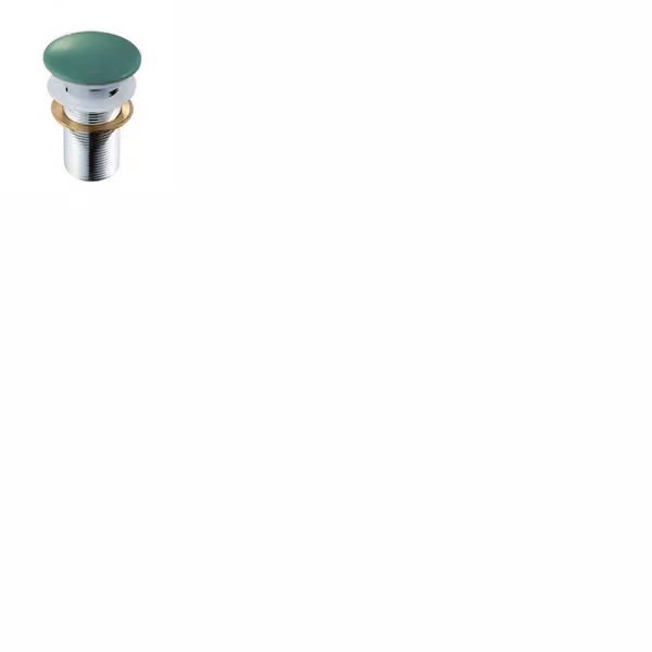 Piletta lavabo click-clack con troppopieno FANCY2 Verde Foresta