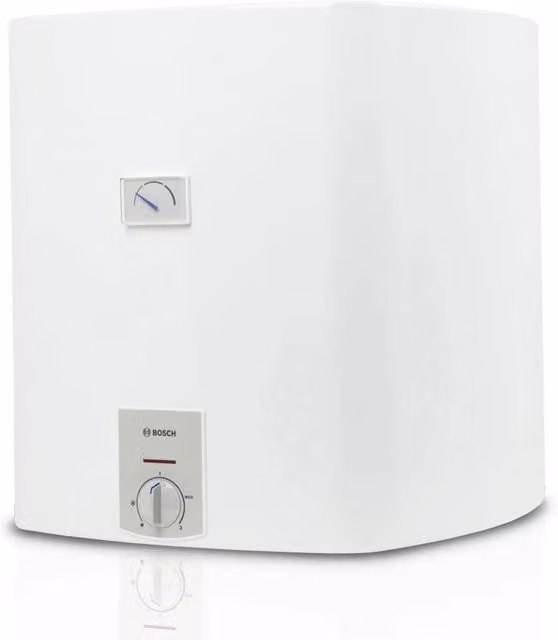 Scaldabagno Elettrico Bosch Tronic 3500 T con Serbatoio Smaltato e Display, Bianco, 100 Litri