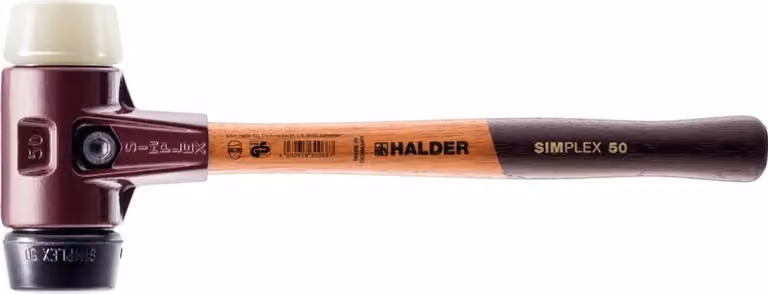 Schonhammer SIMPLEX 80 mm Gomma/Nylon Halder | 4030618300779