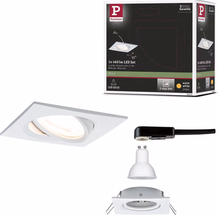 Paulmann Luce da incasso LED Nova orientabile