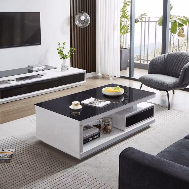 Luxus Couchtisch Ablagetisch Beistelltisch Glastisch Moderne Möbel Design