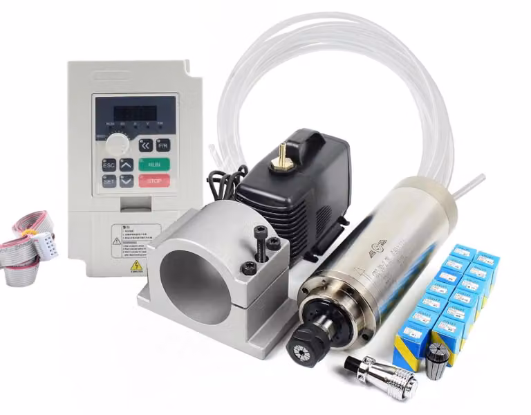 Motore mandrino fresatura CNC, raffreddato ad acqua, prestazioni robuste, set completo
