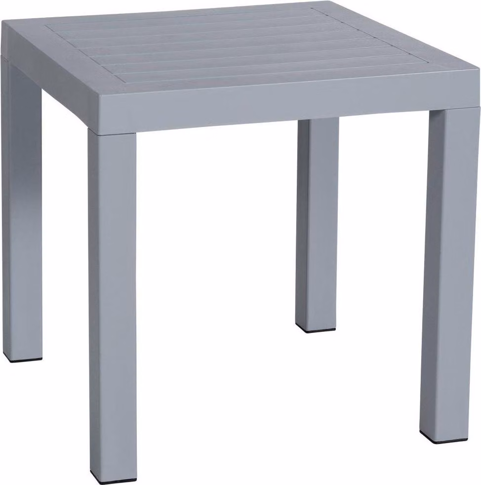 Tavolino - Elegante - Resistente agli agenti atmosferici - Materiale di alta qualità. Colore: Grigio