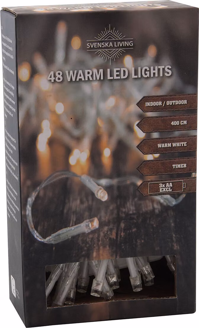 HIT 23146219 - Fata LED 48 LED - 400 cm / timer