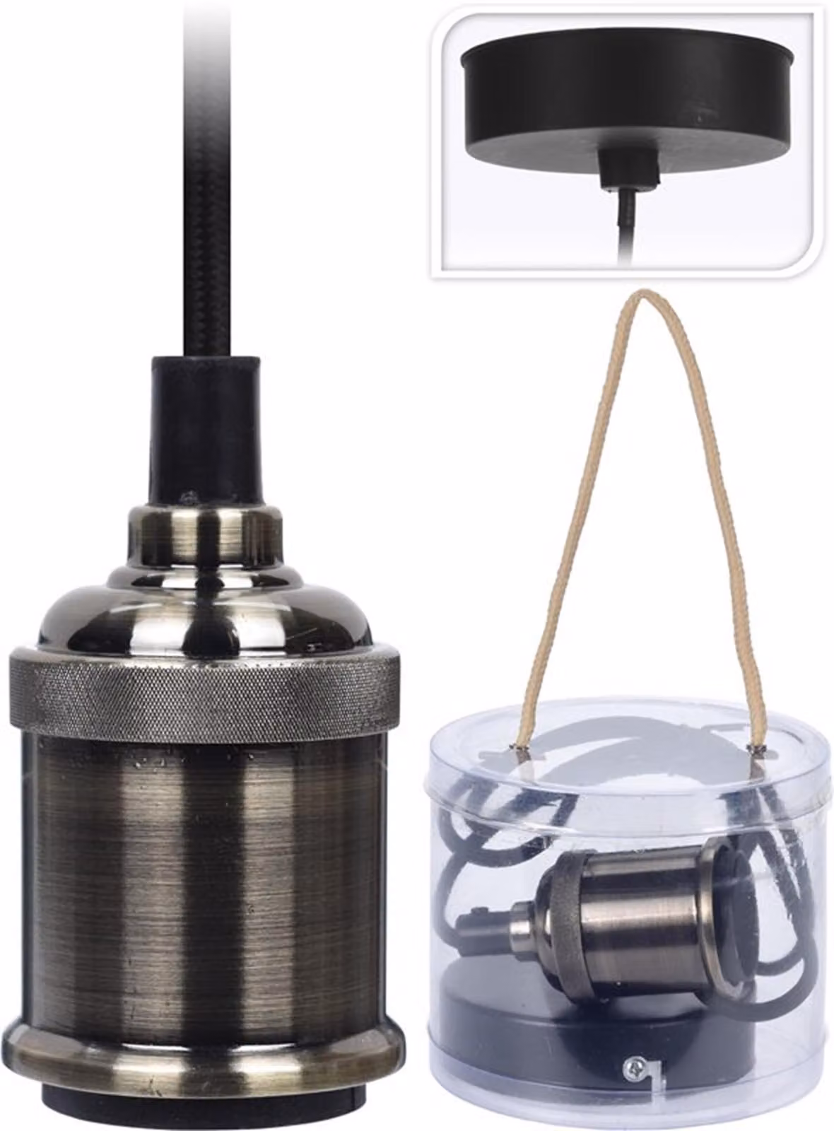 Supporto per lampada a sospensione Home Styling adatto per platino da 8 cm
