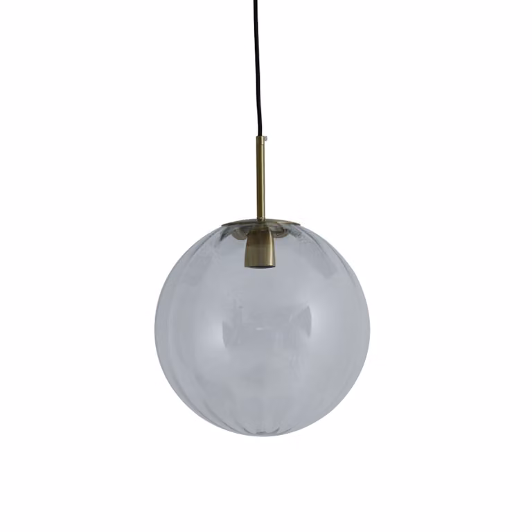 Lampada a sospensione - trasparente - MAGDALA - vetro - Ø 30cm - E27 - 2957263 - Light & Living