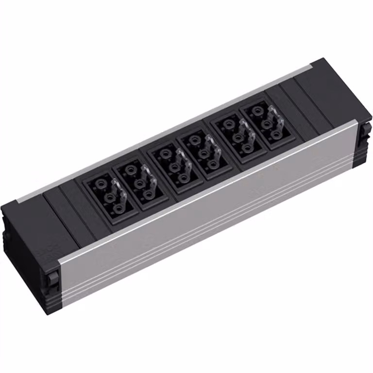BACHMANN Punto di consolidamento 6xGST18, nero Strom GST18