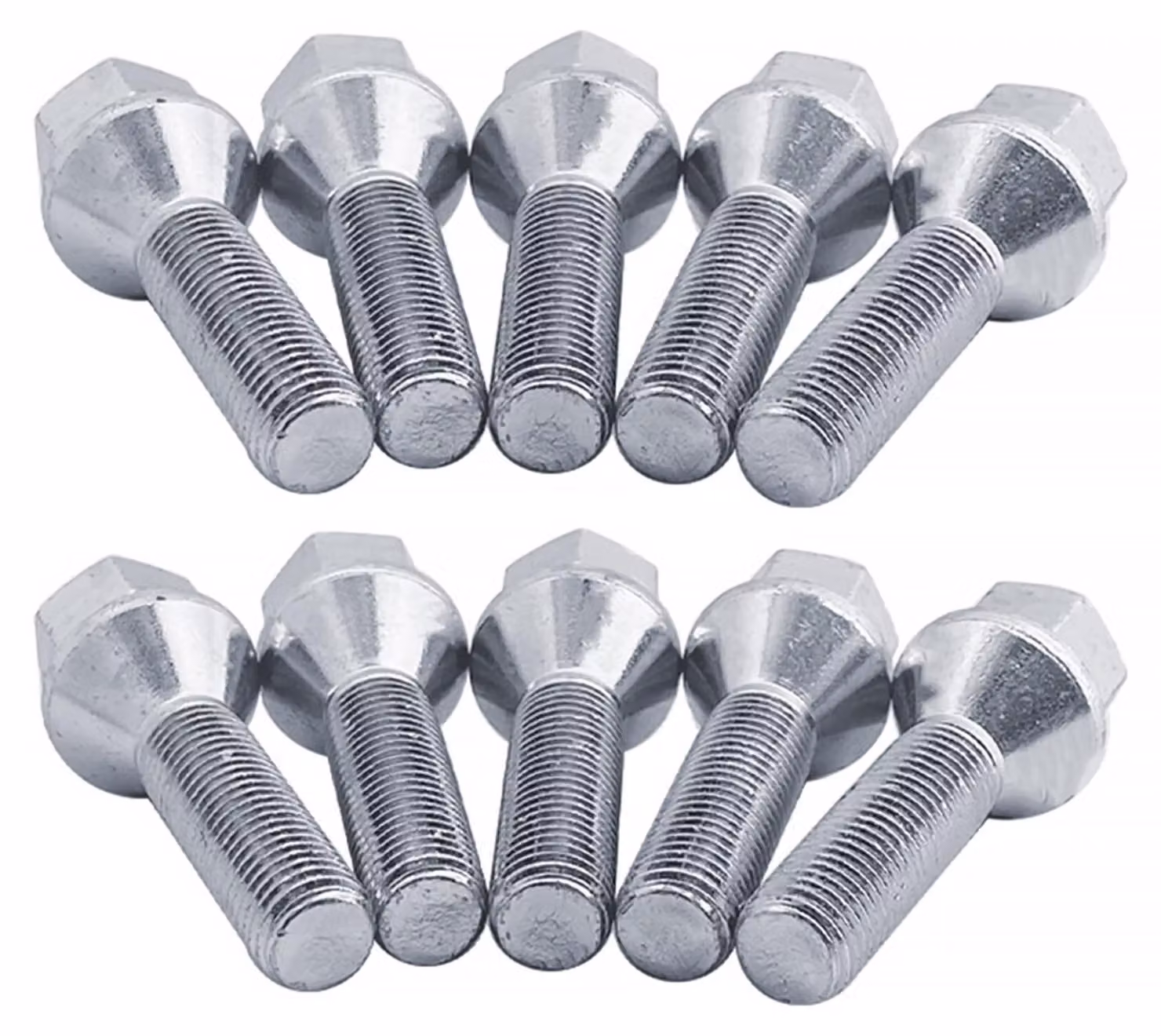 SIMONI RACING Kit 10 bulloni per ruote, chiave da 17 mm, M12x1,25, lunghezza 22 mm