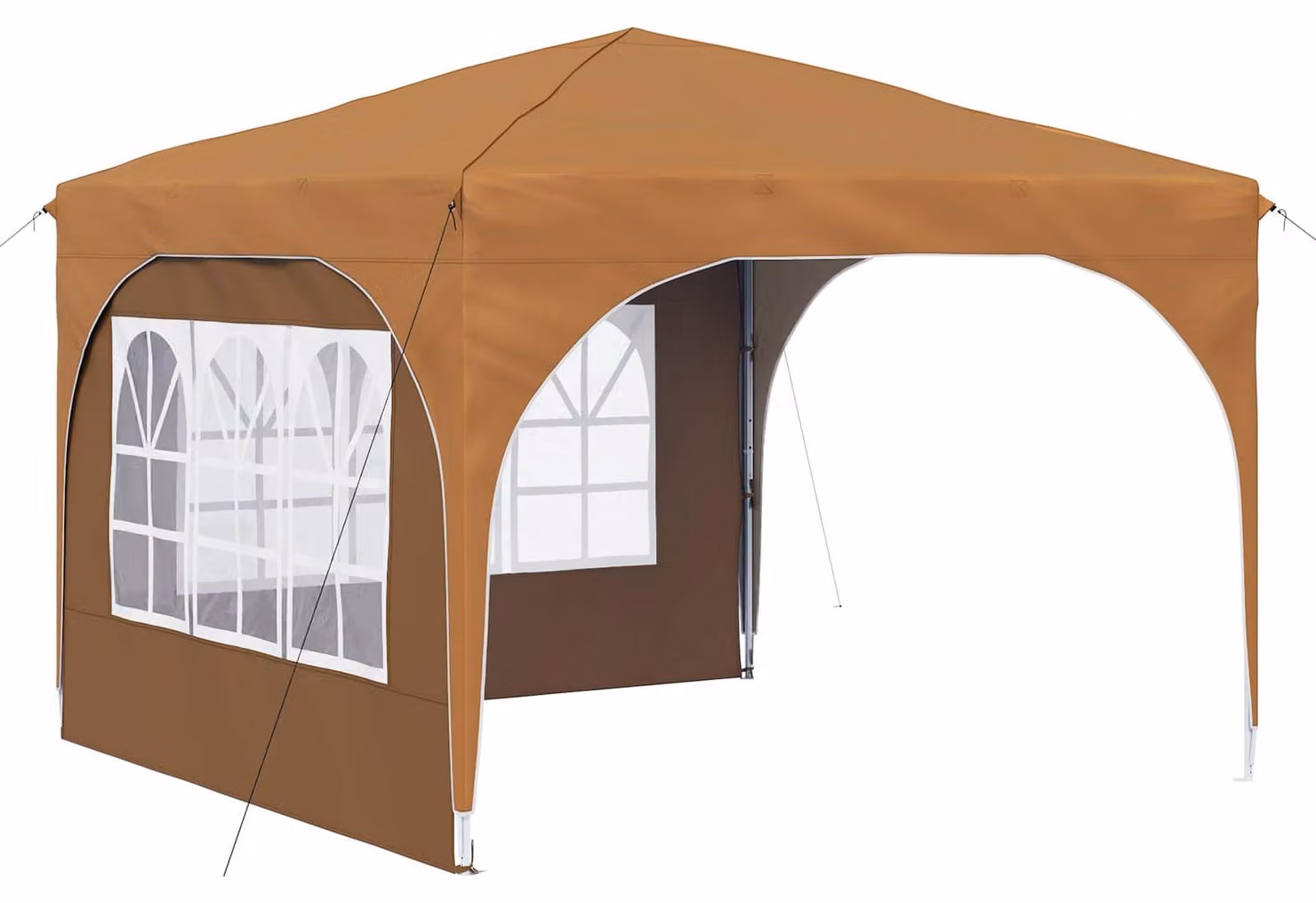 Tenda per feste a pop-up 290 x 290 x 245 cm Beige