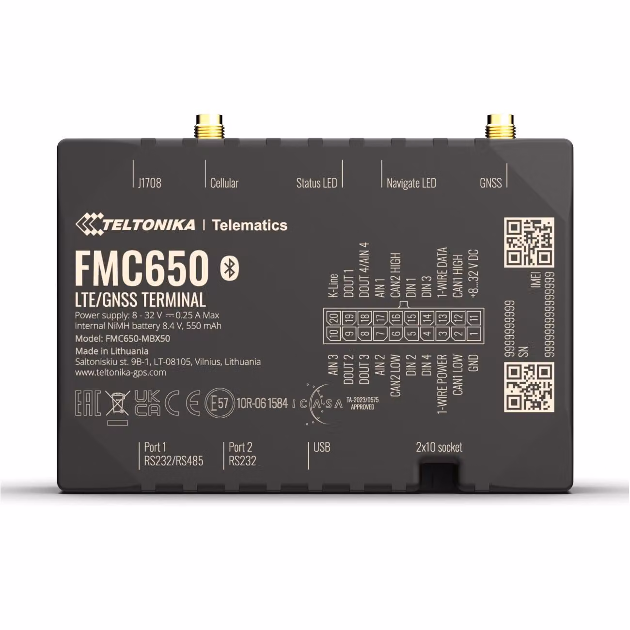 Teltonika · Localizzatore GPS · FMC650 · Veicolo · LTE - TCP/IP - GSM