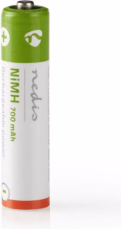 Batterie ricaricabili Ni-MH AAA | 1,2 V DC | 700 mAh | precaricate | 4 lampadine