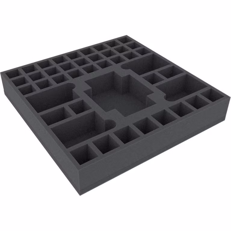 AGDK050BO 295 mm x 295 mm x 50 mm - Imbottitura in schiuma per giochi da tavolo