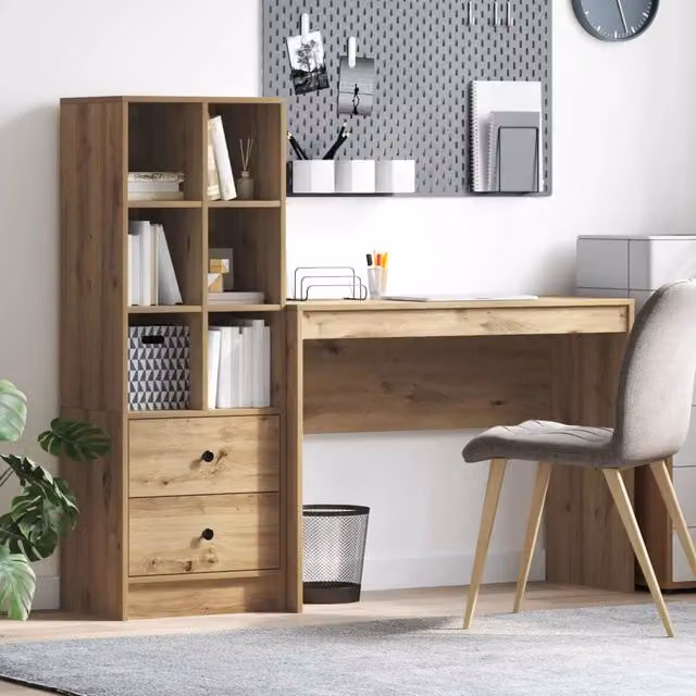 Scrivania Rovere artigianale 145,5 x 40 x 127 cm 2 pz 3337336