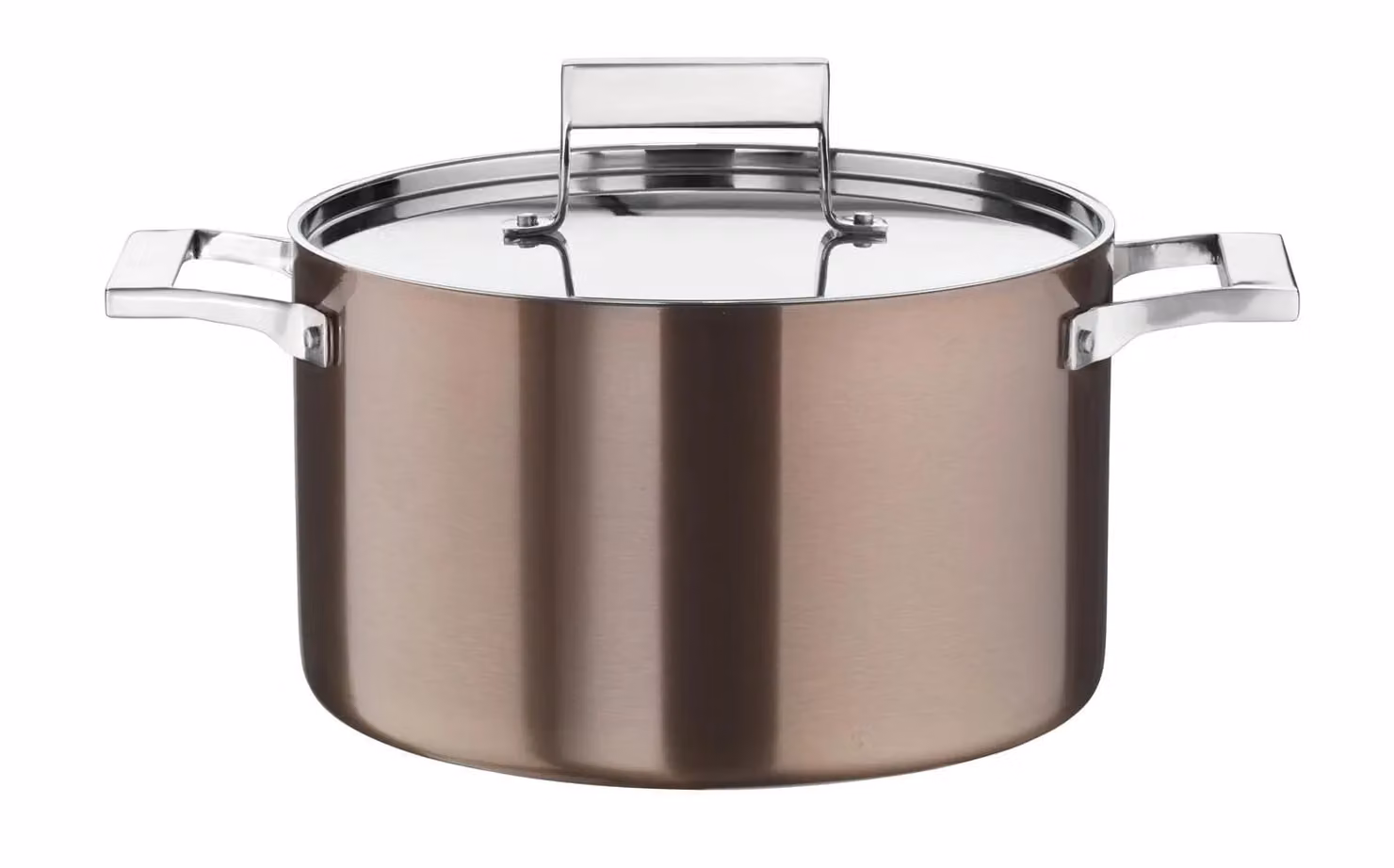 Casseruola Fonda con coperchio per induzione, linea Century, diam.20cm