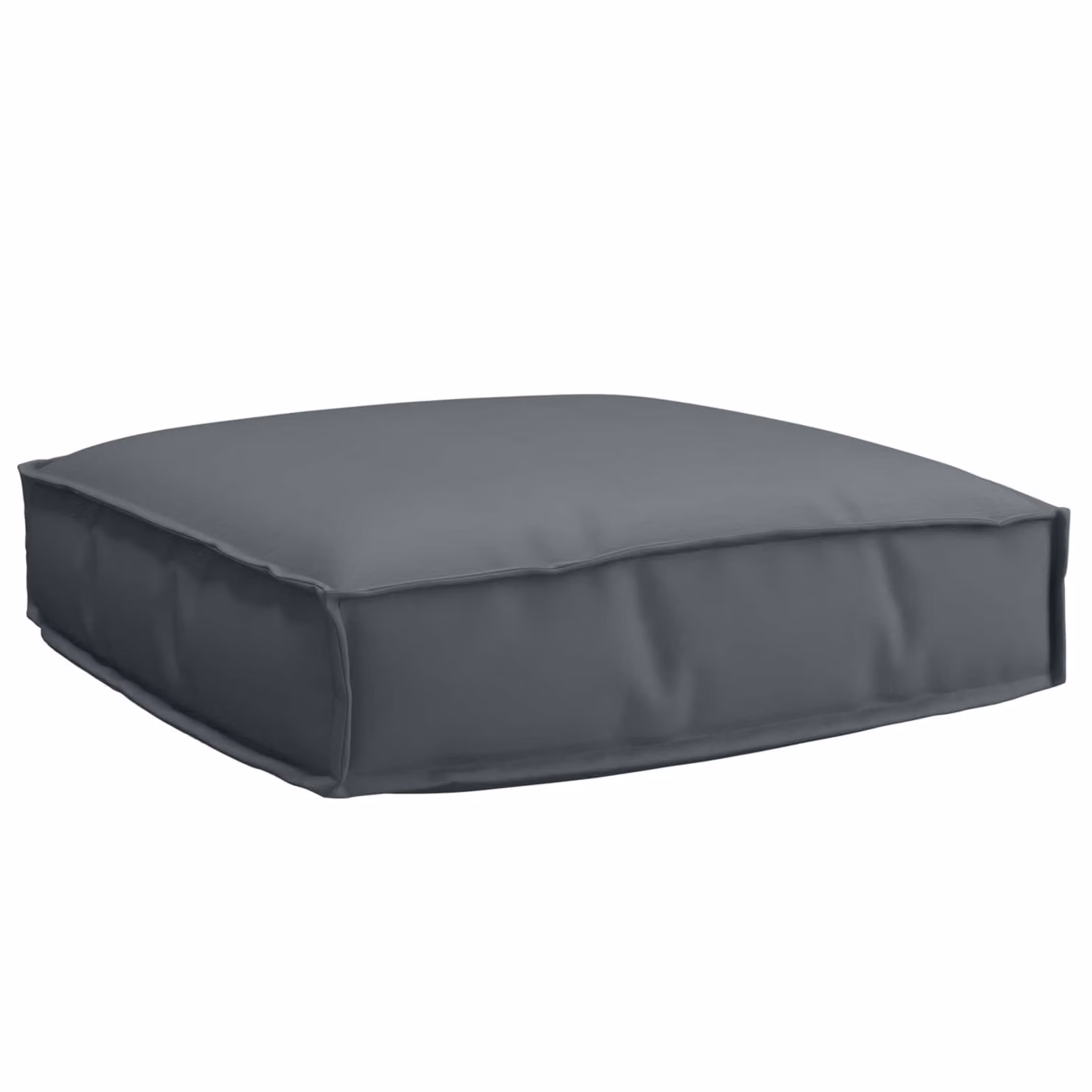 Cuscino quadrato vidaXL in tessuto Oxford idrorepellente antracite L 60 x P 60 x H 12 cm