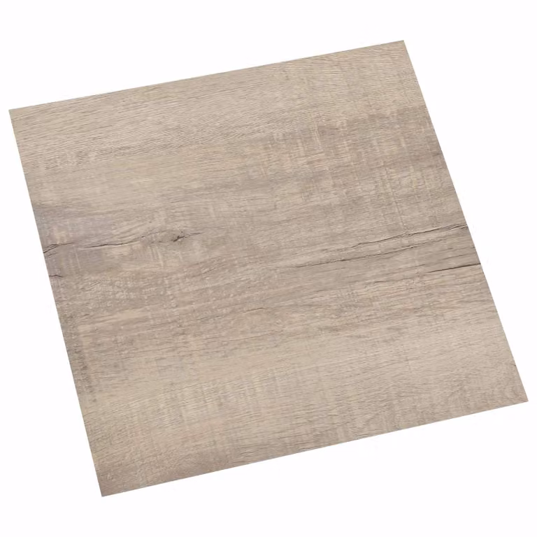 Plance per pavimentazione autoadesive vidaXL effetto legno moderno, marrone e beige, L: 30,5 cm, P: 30,5 cm, H: 1,86 cm