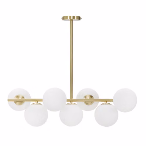 Lampada a sospensione LAMPADARIO GLAMY 7 LUCI CM 81x30x74 Mauro Ferretti