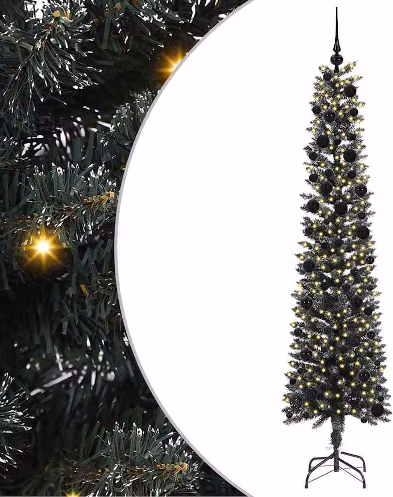 Albero di Natale artificiale con 300 LED Verde 240 cm