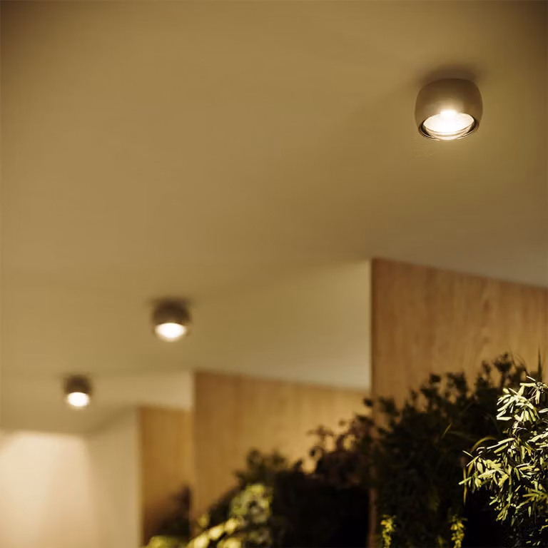 s.luce Beam Plafoniera LED con lente Ø 8cm lampada da soffitto faretto da soffitto lampada da corridoio