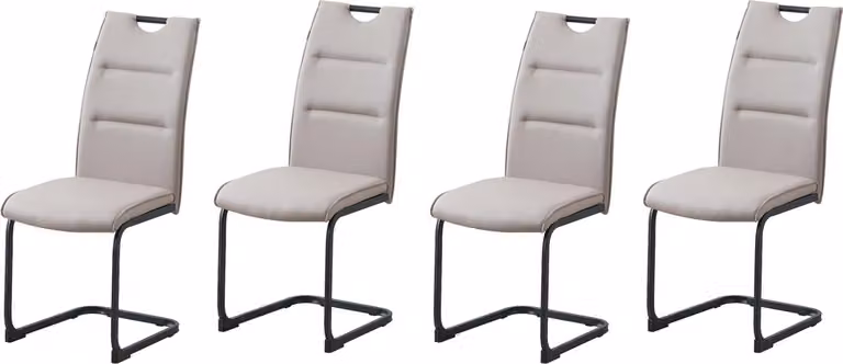 Set di 4 sedie a dondoloPoliuretanocappuccino DannyP HTI-Line
