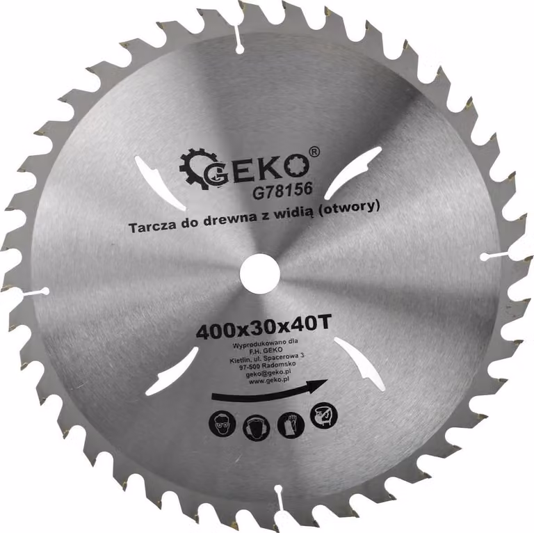 Disco di legno 400X30X40T (fori)