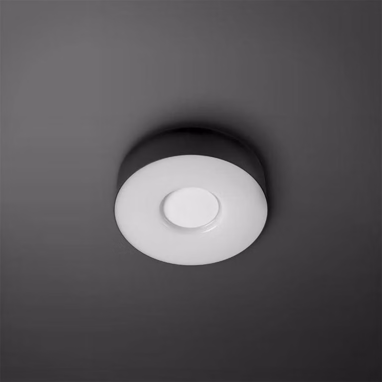 Plafoniera LED colorata LUCIS Elios, variante: Ø 120 x 63 mm, 6,9 W, 3000K, bianco