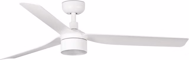 FARO Punto Tek M bianco opaco in acciaio e vetro pale ABS Ø1300 3P 4000K design moderno modello FARO-338143C