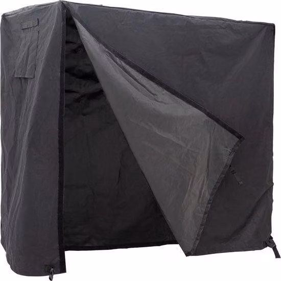 Copertura impermeabile per legno, tessuto Oxford 600D, nero, 122 x 61 x 107 cm, protezione esterna per pannelli di legno