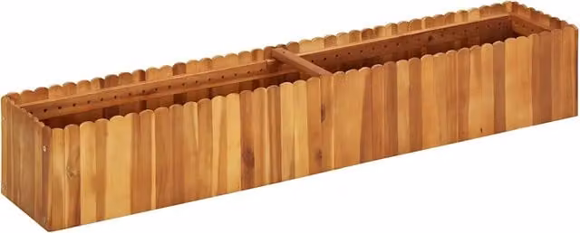 Letto Rialzato da Giardino 150x30x25 cm in Massello di Acacia 45919