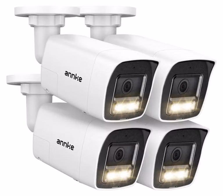 Telecamera di sicurezza, risoluzione 3K, visione notturna, set di 4 telecamere modello I51FV