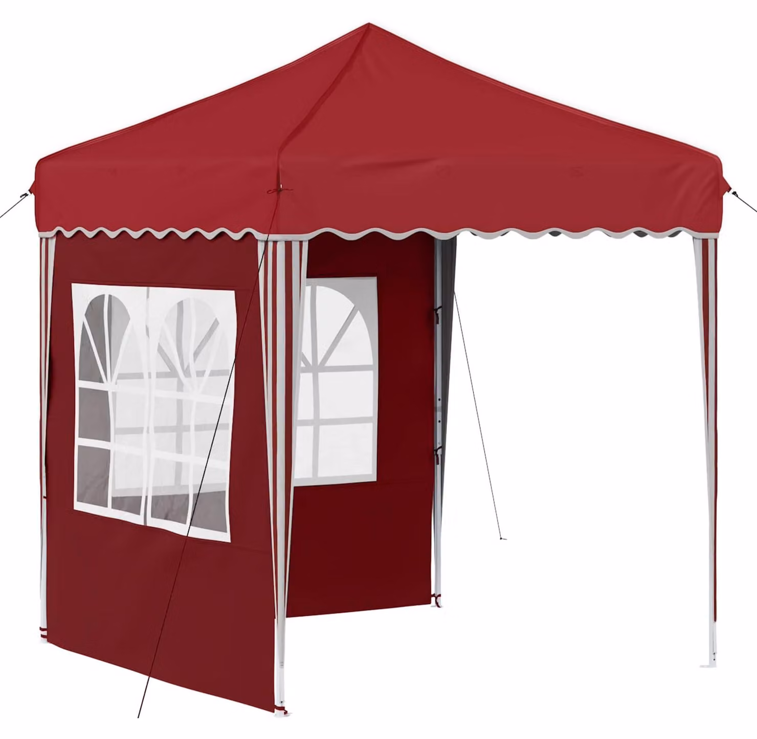 Tenda per feste a pop-up 195 x 195 x 245 cm Borgogna