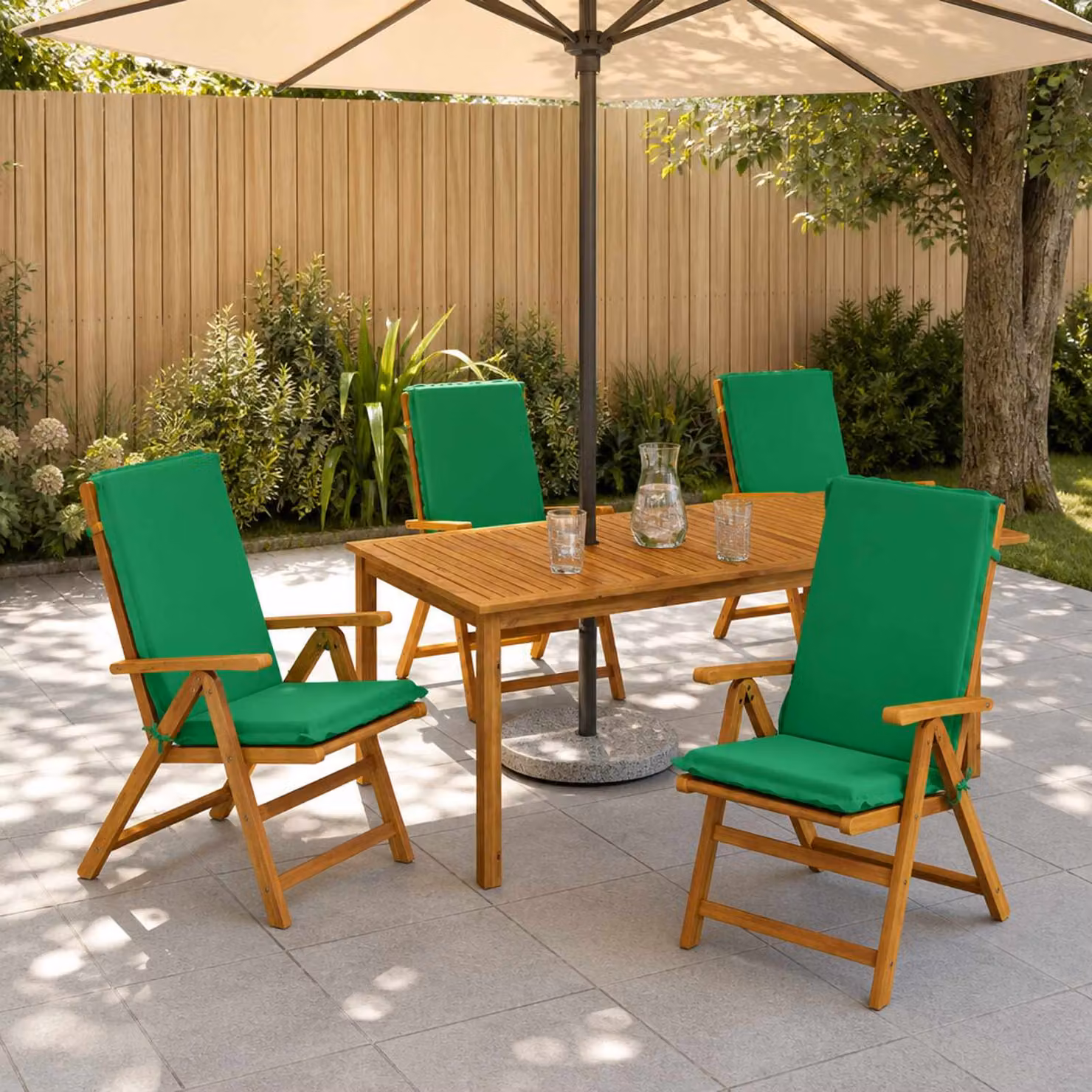 vidaXL Cuscino per sedia a schienale alto GEMERT 6 pz 100% Poliestere