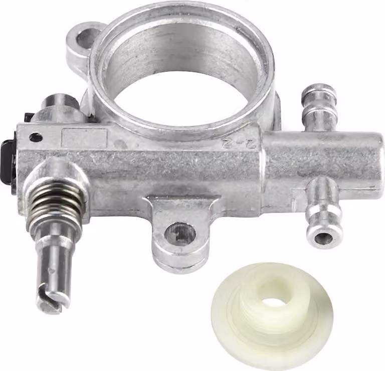 Pompa dell'olio per motosega, pratico accessorio a vite senza fine, in lega di alluminio, antiruggine, robusto, durevole per modifiche