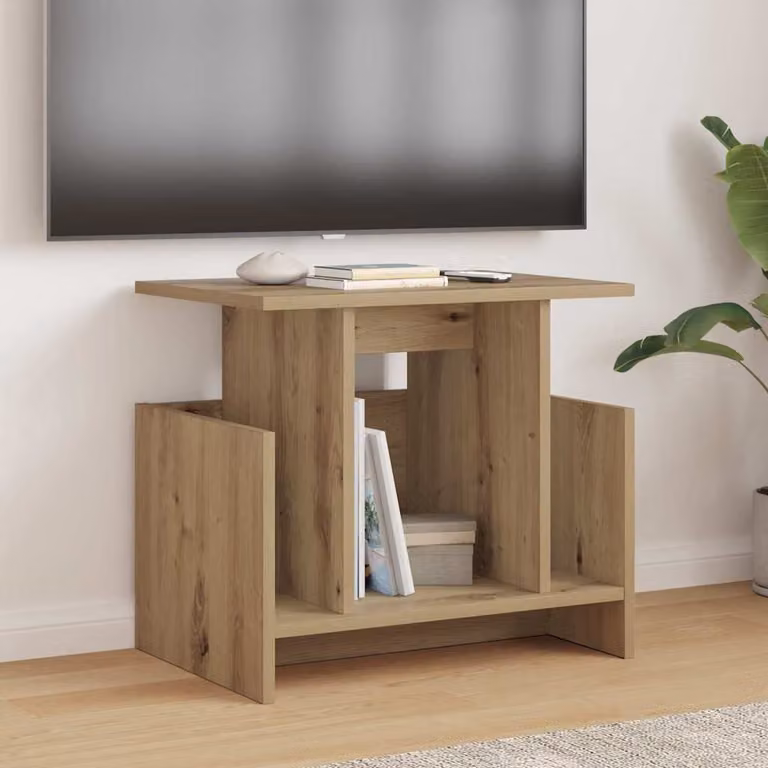 vidaXL Supporto TV Moderno in Legno Rovere Marrone L 120 cm x P 45 cm x H 35 cm