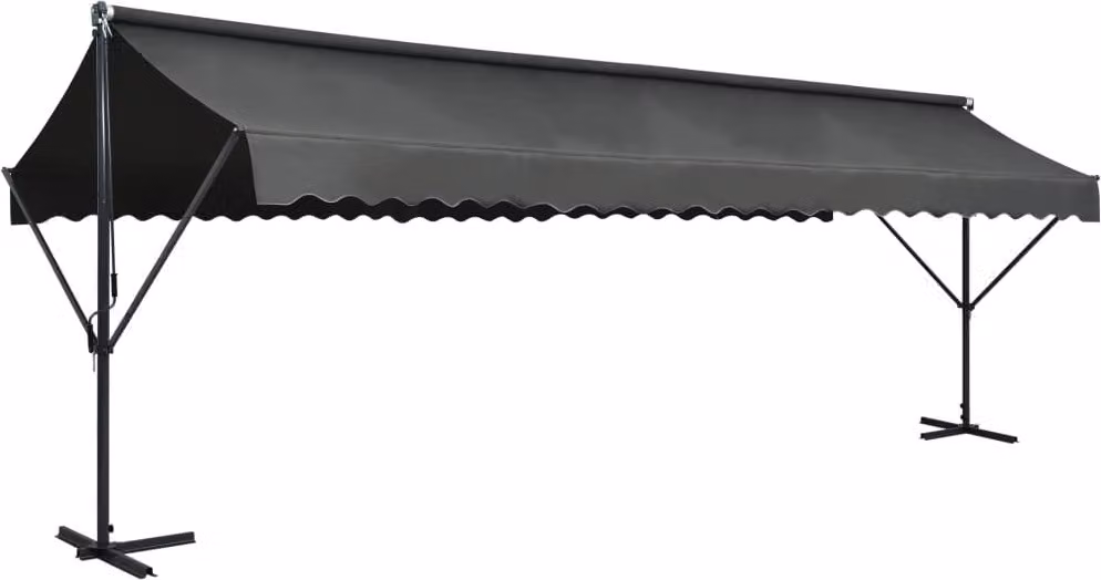 The Living Store Tenda da sole autoportante 600x300 cm antracite