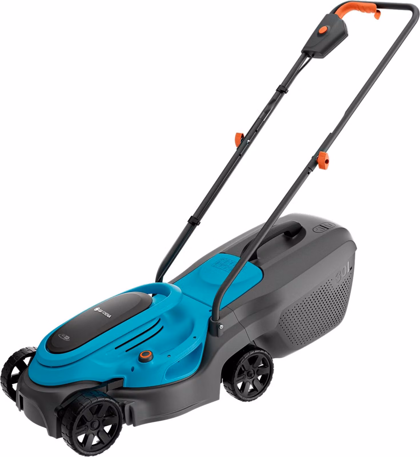Gardena 14634-20 Tosaerba a spinta Batteria Nero, Blu