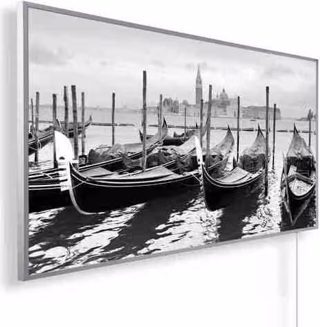 Riscaldatore a infrarossi KÖNIGHAUS Panorama 1200 W - Vista su Venezia con termostato intelligente e app