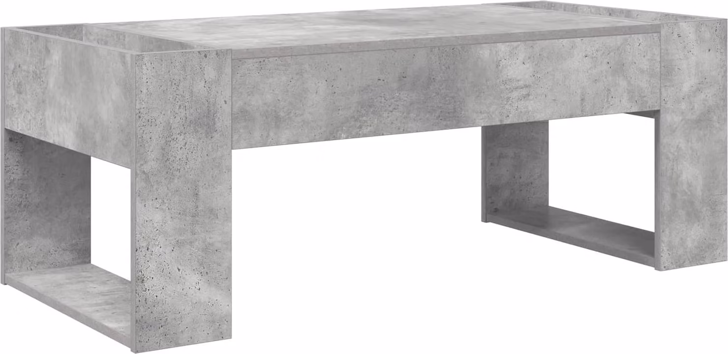 Tavolino da salotto Grigio cemento 110 x 50 x 41 cm