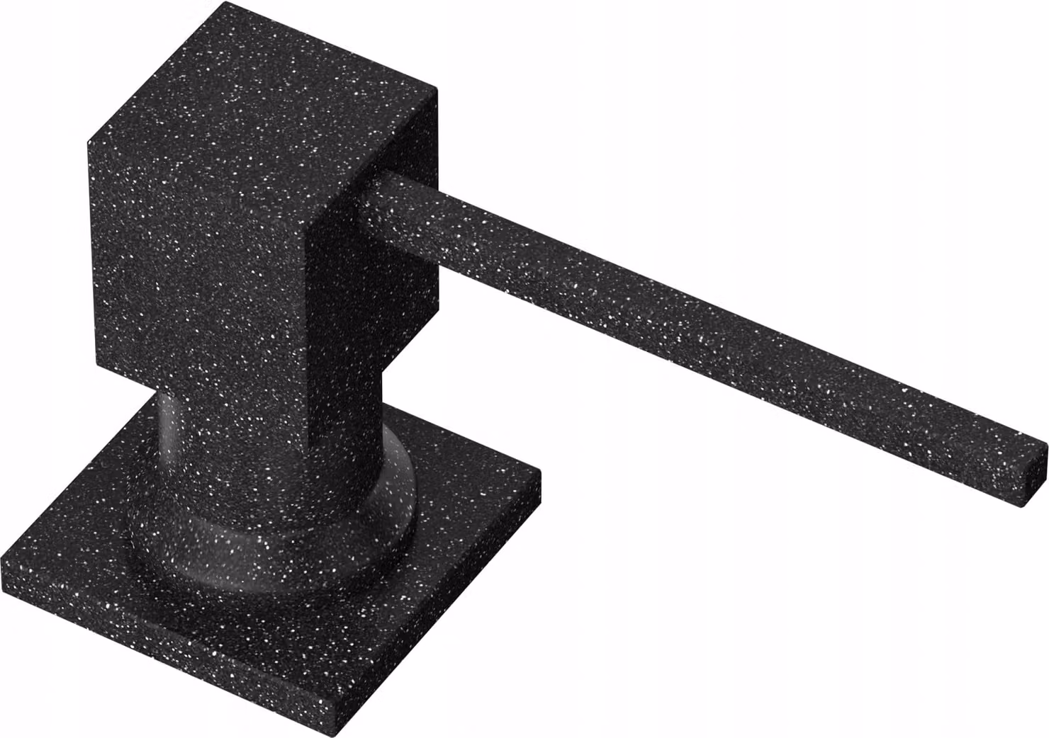 Granitan - Dispenser sapone - Dosatore detersivo 300 ml - Dosatore nero marmorizzato - UNIVERSAL