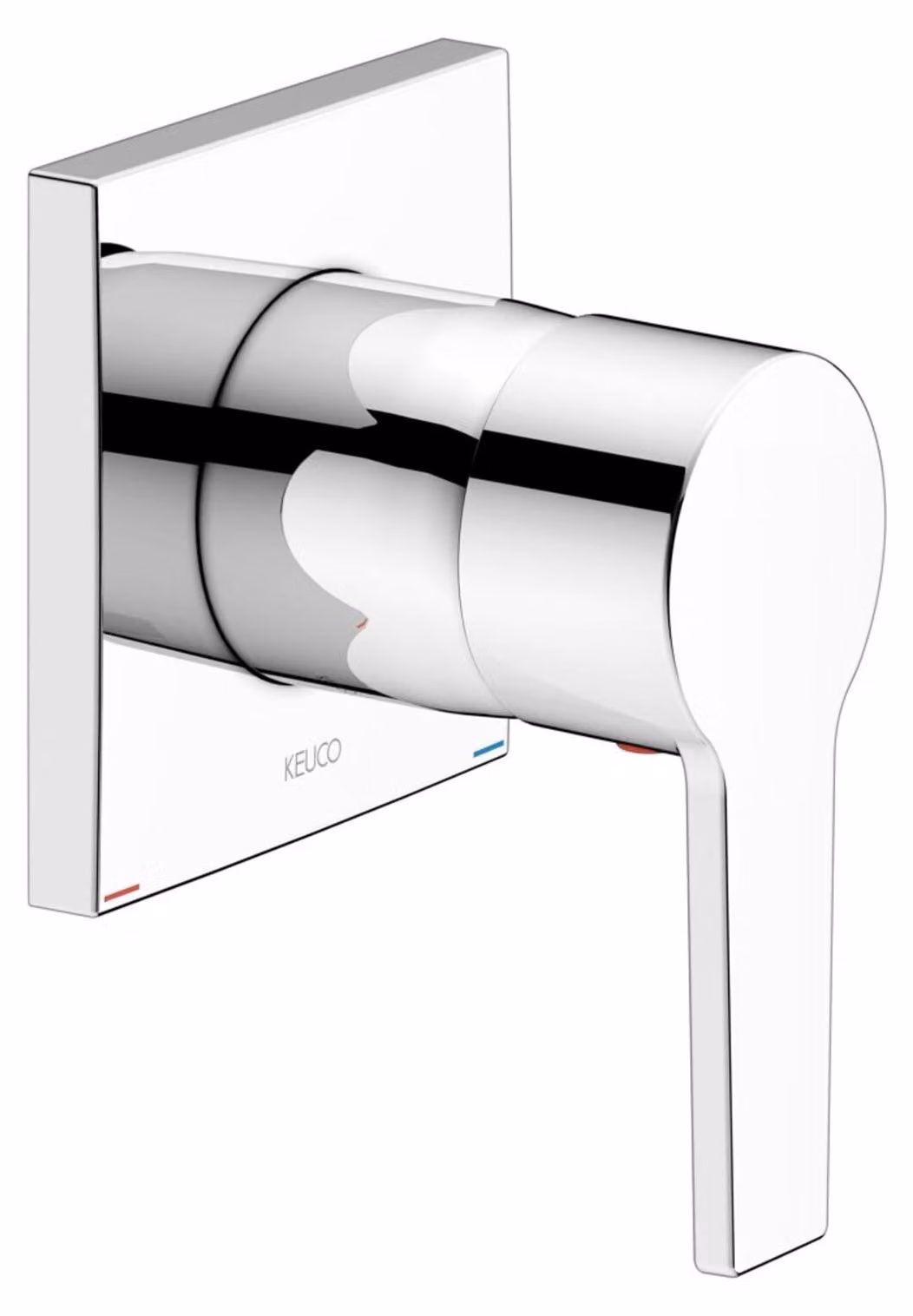 KEUCO EDITION 11 Mitigeur monocommandé encastré, forme rosace carrée, 51151010002, 51151010002