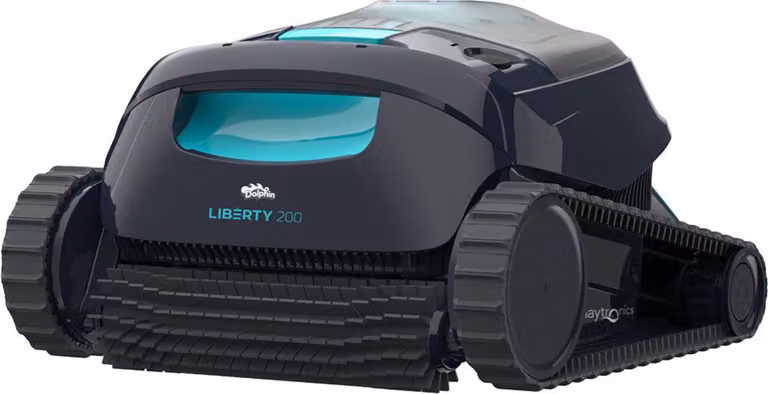Fondo e pareti del robot elettrico wireless per piscina Dolphin LIBERTY 200