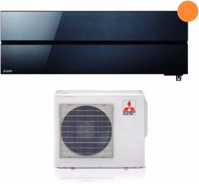 Condizionatore Mitsubishi Electric Kirigamine Style MSZ-LN25VGB Onyx Black con Wi-Fi Integrato e Classe Energetica A+++