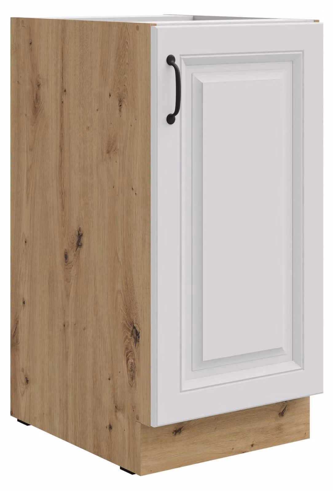 Mobile base 40 cm Stilo Bianco + Rovere Artisan, angolo cottura, blocco cucina, cucina