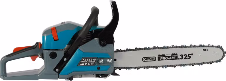 Motosega a benzina Könner & Söhnen KS CS21G-16-1. Motosega per uso domestico, ideale per lavori di giardinaggio