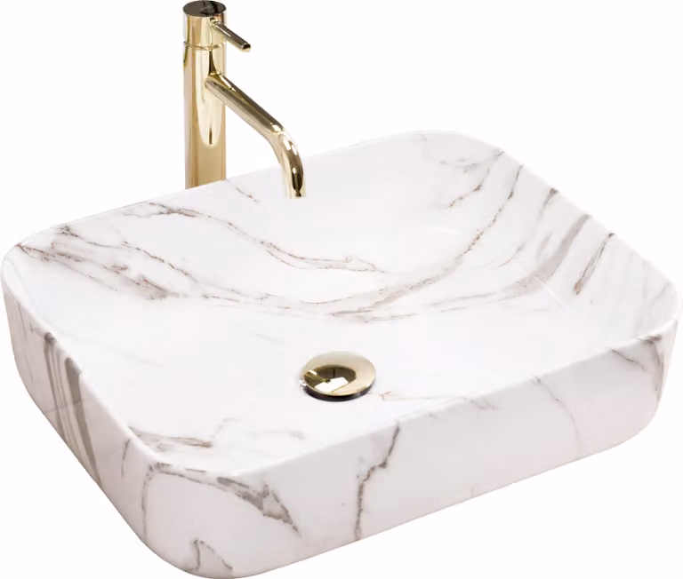Lavabo da Appoggio Rea Demi Aiax Shiny