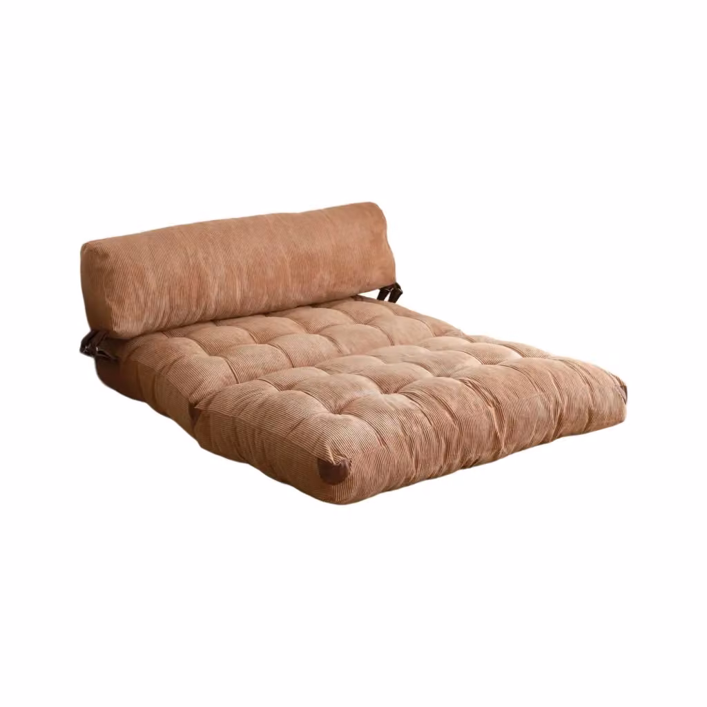 Surigae Divano Letto 2 Posti con Contenitore Click Clack Marrone e Nero L: 120 cm, P: 75 cm – 2