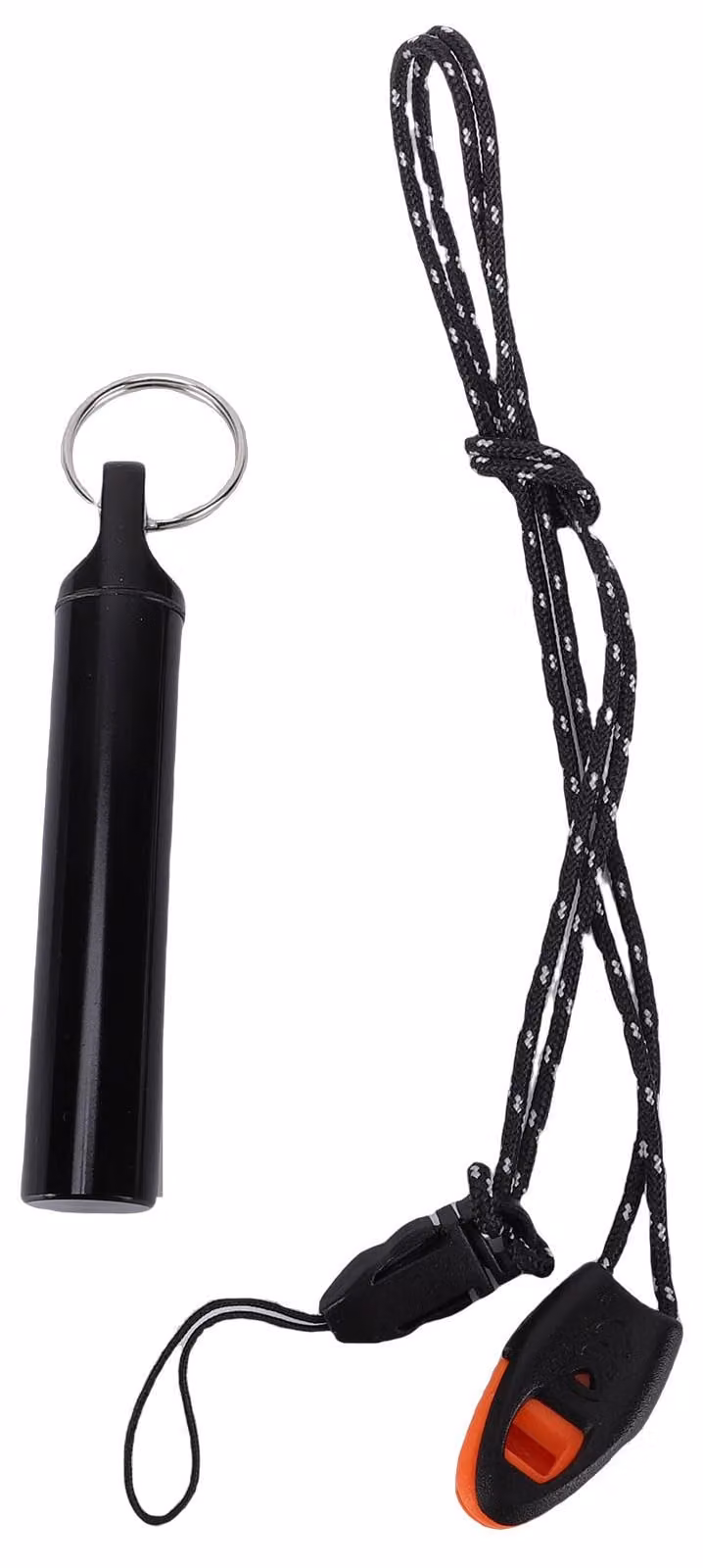 Tubo portaoggetti in metallo, contenitore impermeabile e ermetico in lega di alluminio con cordino per pipa, ideale per viaggi, campeggio ed escursioni, colore nero
